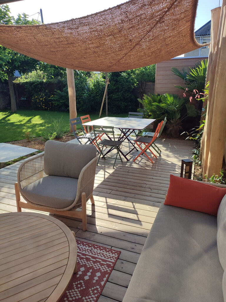 Terrasse balinaise en thermopin